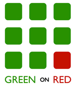 green on red IT logo